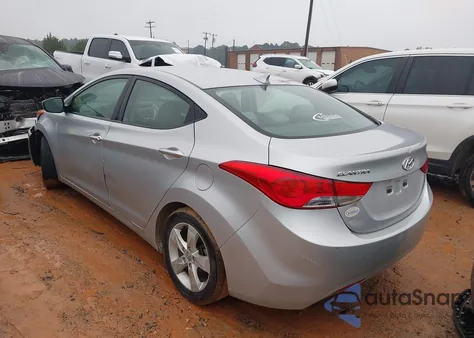 2012 Hyundai Elantra Gls (Ulsan Plant) from USA, damaged, VIN KMHDH4AE6CU281645